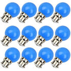 12 Pack B22 Bayonet Led 2W Bulbs Blue Color Pc G45 Globe Non-Dimmable Party Bulb