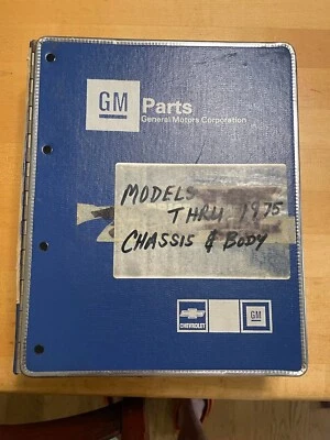 Catálogo de piezas maestras Chevrolet 67-75 Camaro, 64-75 Chevelle, 62-75 Nova y Chevy Foto 1 de 4