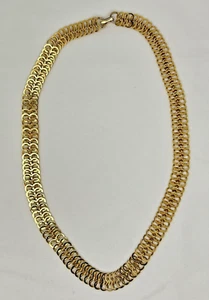 Collana Collana Collare Colletto Vintage Tono Oro 8 Infinito - Foto 1 di 8