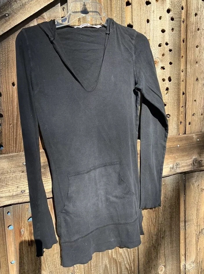 Sudadera con capucha negra talla única Splendid para mujer Foto 1 de 4