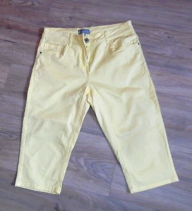 Capri Jeans, Bermuda Hose, 3/4 Länge, gelb Gr. 36 - Bild 1 von 2