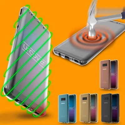 Custodia Samsung Galaxy 360° Protetzione Totale S8,S7,S6 Case TPU Etui Cover - Immagine 1 di 4