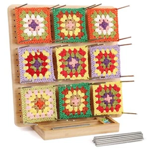 30 Stück Blockbrett zum Häkeln großes Häkeln Blockbrett und Stecknadeln Oma - Bild 1 von 6