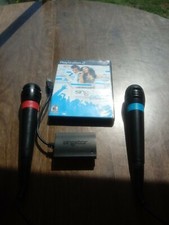 PLAYSTATION 2 PS2 SINGSTAR POP 2 MICROPHONES MICS USB CONVERTER BUNDLE