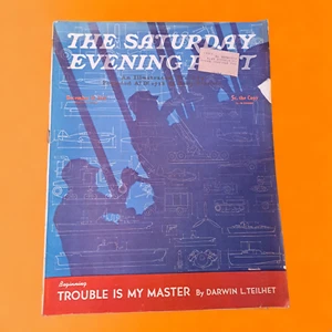 1941 SATURDAY EVENING POST DEC. 13 ISSUE NO LABEL ILLUSTRATED   WW2 NEWS STAND - Picture 1 of 1