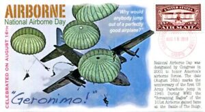 COVERSCAPE computer designed August 16th National Airborne Day 2018 event cover