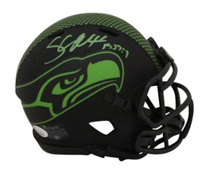 Shaun Alexander Autographed Seattle Seahawks Eclipse Mini Helmet JSA 31849 - Picture 1 of 2