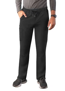 Adar Addition Scrubs For Men - Slim Leg Cargo Drawstring Scrub Pants - Picture 1 of 111