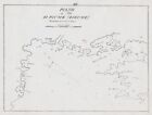 Rijeka Hrvatska Croatia Kroatien Plan Lamberti Lithograph 1861