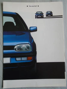 VW Golf range brochure Jan 1992 - Picture 1 of 1