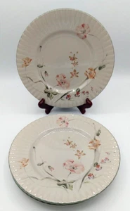 Mikasa Classic Elegance Pink Poppy 8.25" Salad Plates FL752 Set of 4 - Picture 1 of 8
