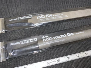 2 different Mill Files Vintage Craftsman 10” USA Bastard Cut 9- 31263 and 31264 - Picture 1 of 5