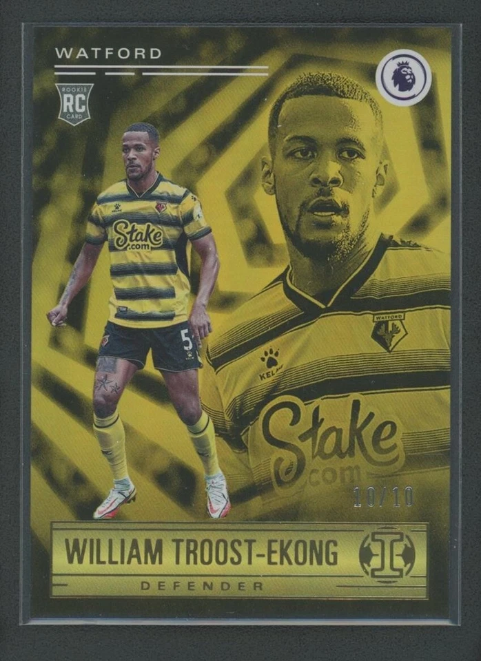 2021-22 William Troost Ekong 10/10 panini chronicles illusions premier league rc - Image 1 of 2