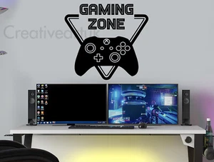 Pegatina de pared para juegos Gaming Zone XB Mural para juegos Gamer Wall Declas Sala de juegos TR - Imagen 1 de 7