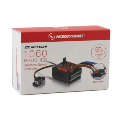 Hobbywing QuicRun WP 1060 60A ESC Electronic Speed Control for RC 1:10 Car truck - Image 1 of 4