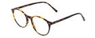 Ernest Hemingway H4835 Ladies Round Eyeglasses Auburn Brown Yellow Tortoise 50mm