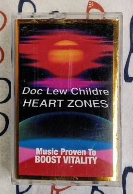Doc Lew Childre Heart Zones 1991 New Age Cassette Album Reissue VG+ - Image 1 of 4