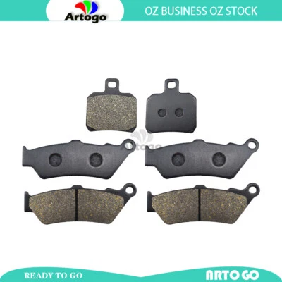 Pastillas de freno delanteras+traseras para Aprilia ETV 1000 Caponord sin ABS 2001 2002 2003 Foto 1 de 3