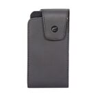 Étui en cuir clip ceinture étui pivotant housse verticale poche de transport pour téléphones portables