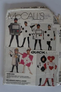McCalls 6097 P406 Costumes Adult Cards Gift Dice Sewing Pattern - Picture 1 of 2
