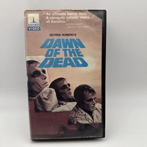 Dawn of the Dead George Romero VHS, Thorn EMI David Emge Zombie Video Clamshell - Bild 1 von 16
