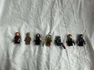 Genuine Lego Marvel Guardians Of The Galaxy Mini figures Star-lord Groot Rocket - Picture 1 of 2