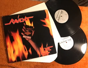 Raven Lp The Live 1984 2 Lp US megaforce MRI 969 gatefold metal heavy double alb - Picture 1 of 9