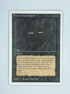 MTG WORD OF COMMAND Unlimited Edition Regular NM+ Rare Magic The Gathering - Image 1 of 4