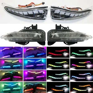 For Infiniti 14-20 Q50 Q60 RGB LED Mirror Sequential Signal Light RGB Fog Light - Picture 1 of 10