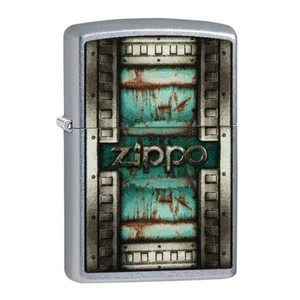 Zippo Lighter Patina Street Chrome NEW - Picture 1 of 1