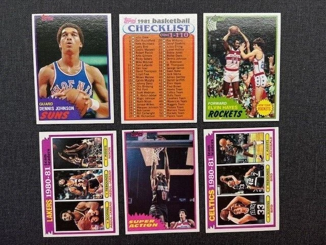 1981-1982 Topps Basketball Cards You Pick singles, Complete your set (#1-198) - Image 1 of 1