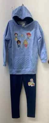 Conjunto activo de 2 piezas con capucha y pantalón Disney para niñas talla 4/5, vacaciones del 100 aniversario  Foto 1 de 4