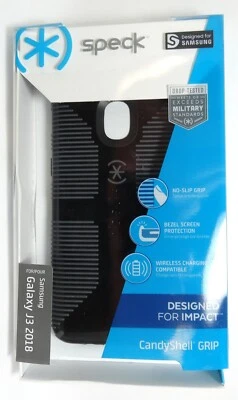 Speck - CandyShell Grip Case for Samsung Galaxy J3 (2018)- Black - Image 1 of 4