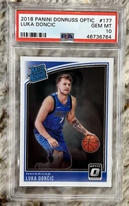 🔥🏀2018 Panini Donruss Optic Luka Doncic RC Rated Rookie #177 PSA 10 Lakers - Picture 1 of 2