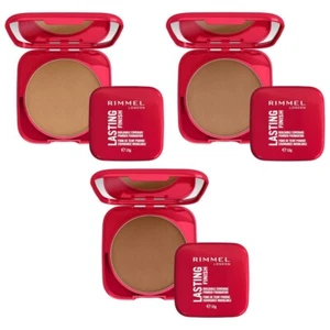 RIMMEL LASTING FINISH BUILDABLE COVERAGE POWDER FOUNDATION 10g - CHOOSE SHADE - Picture 1 of 11