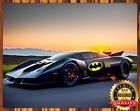 Batman - Concept Car - Rare - 11 x 14 Panneau Métal