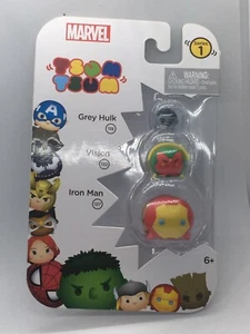 Marvel Tsum Tsum Serie 1: Grey Hulk Vision Iron Man 6+ NEU - Bild 1 von 6