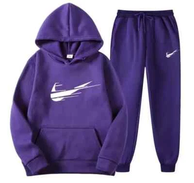New Mens Tracksuit Hoodies + Sweatpants Male Casual Sports Jogging Fashion Set - Image 1 of 4