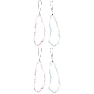 2 Count Mobile Phone Straps Universal Cell Lanyard Cellphone Crystal - Zdjęcie 1 z 12