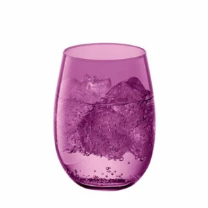LSA Rio Becher pflaume lila Trinkglas Trinkbecher Glas Saftglas Wasserglas Neu - Bild 1 von 1