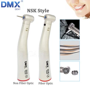 Dental 1:5 Increasing Contra Angle LED / No LED Handpiece Fit NSK Electric Motor - Picture 1 of 30