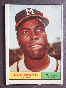 Lee Maye #84 Topps 1961 Baseball Card (Milwaukee Braves) *VG - Picture 1 of 2