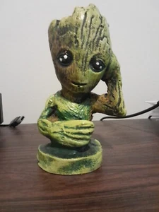 Marvel Baby Groot Wood Carving And Handmade Dragon Eye Box - Picture 1 of 7
