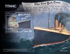 Maldives - 2019 RMS Titanic Sinking - Stamp Souvenir Sheet - MLD191211b