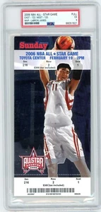 2006 NBA ALL STAR GAME FULL TICKET LeBRON JAMES MVP PSA BASKETBALL RARE OLD WOW - Picture 1 of 2