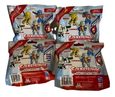 Squeezelings Squeezy Collectible Character Series Transformers 1 Lot of 4 - Image 1 of 4