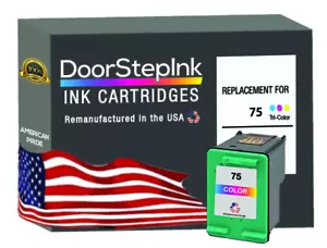 DoorStepInk Compatible Ink Cartridges For HP 75 Color-USA - Picture 1 of 6