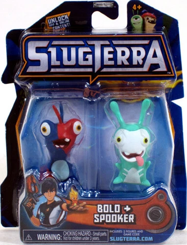 Slugterra Mini Figure 2-Pack BOLO & SPOOKER with Code for Exclusive Game items Cover