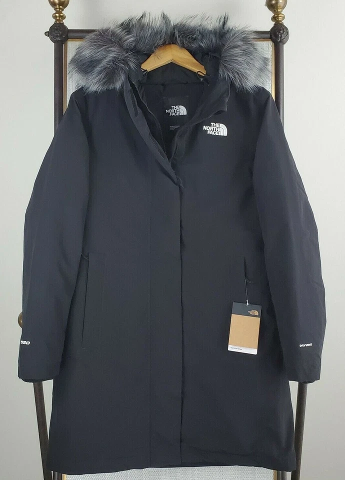 The North Face NF0A4R2V Women's Arctic Parka Jacket, Size XL - TNF Black