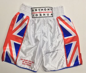 Anthony Joshua Heavyweight Boxershorts Signed Shorts Trunks Style 1 + COA RARE - Bild 1 von 1